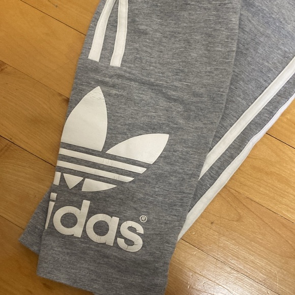 Adidas originals grey women’s leggings - Picture 2 of 2